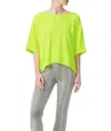 American Vintage Widland Top In Fluorescent Yellow In Green