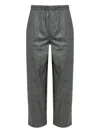 American Vintage Wobby Elasticated Trousers In Gray