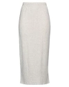 American Vintage Woman Midi Skirt Grey Size L Organic Cotton