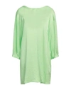 American Vintage Woman Mini Dress Lime Green Size Xs/s Acetate