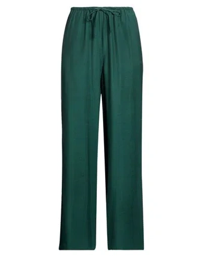 American Vintage Woman Pants Emerald Green Size M Modal, Polyester