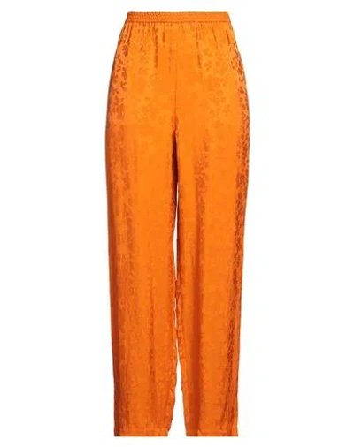 American Vintage Woman Pants Orange Size L Viscose