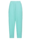 American Vintage Woman Pants Turquoise Size L Cotton In Blue
