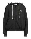 American Vintage Izubird Logo-print Zip-up Hoodie In Black