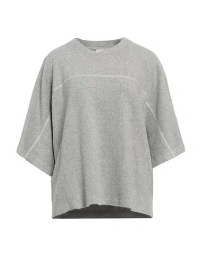 American Vintage Woman Sweatshirt Grey Size Xs/s Cotton