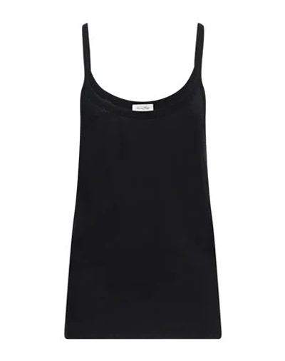 American Vintage Woman Top Black Size L Acetate In Black