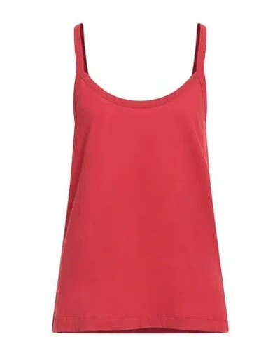 American Vintage Woman Tank Top Red Size L Cotton In Red
