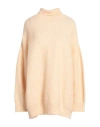 American Vintage Woman Turtleneck Blush Size Onesize Mohair Wool, Wool, Polyamide, Elastane In Pink