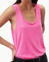 American Vintage Jacksonville Logo Vest In Pink