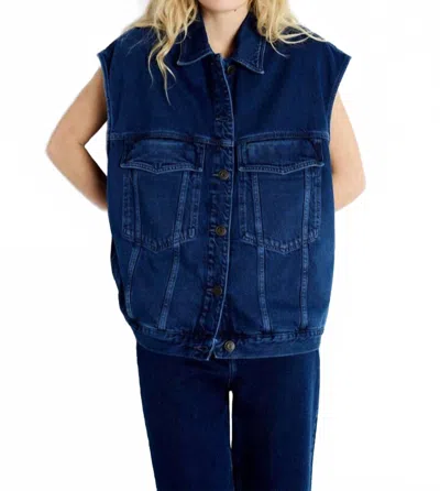 American Vintage Women's Joybird Denim Vest Top In Blue