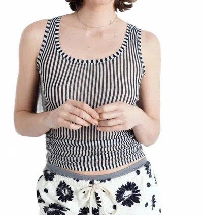 American Vintage Women's Massachusetts Tank Top In Navy In Multi