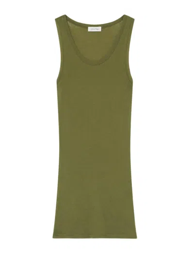 American Vintage Women's Massachusetts Tank Top In Olive Vintage In Green