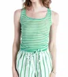 American Vintage Women's Massachusetts Tank Top In Vertes In Green