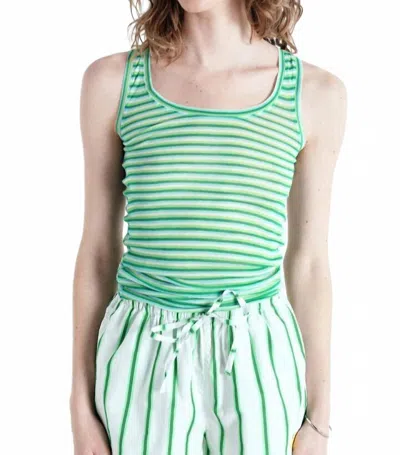 American Vintage Women's Massachusetts Tank Top In Vertes In Green