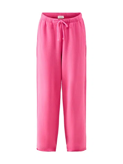 American Vintage Womens Atubay Straight-leg Trousers Pink Jeans