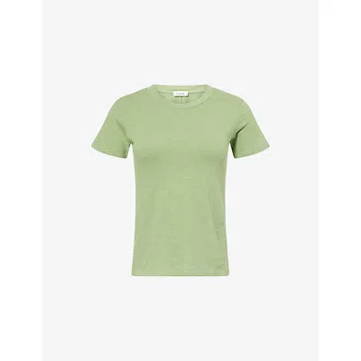 American Vintage Womens Citronelle Vintage Sonoma Short-sleeve Cotton T-shirt In Green