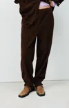 American Vintage Padow Cropped Corduroy Trousers In Multi