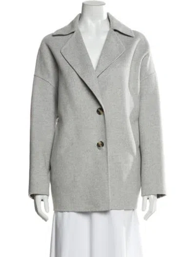 Pre-owned American Vintage Wool Blazer In Gray