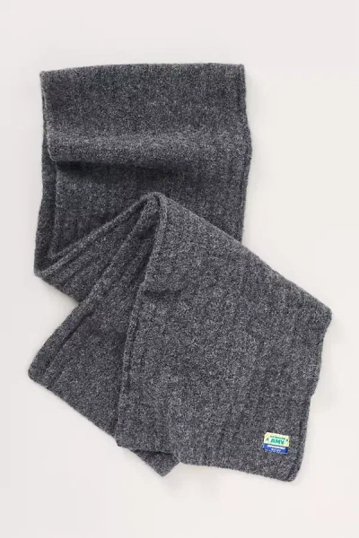 American Vintage Wool Blend Scarf In Gray