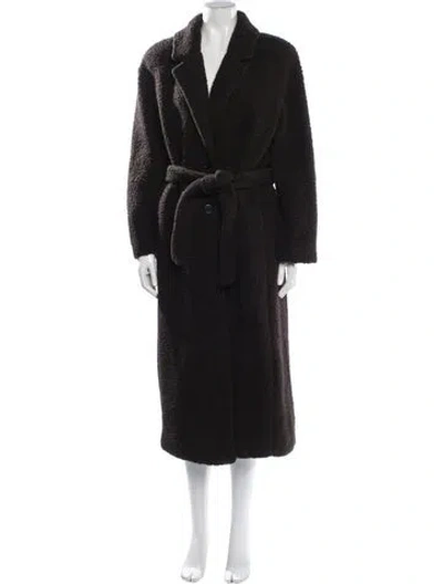 Pre-owned American Vintage Wool Coat In Black