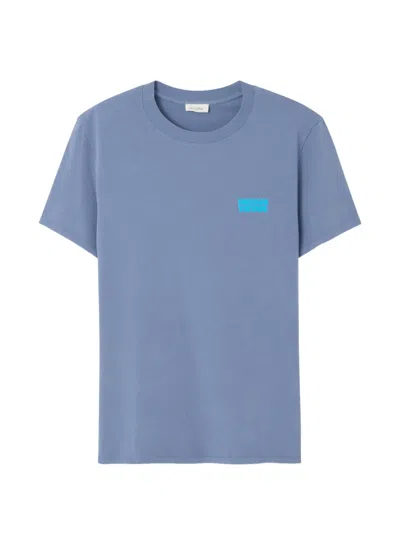 American Vintage Ykobow Round-neck T-shirt In Blue