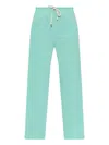American Vintage Ypawood Drawstring-waist Track Pants In Green