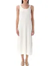American Vintage Yruki Rib Tank Dress In White