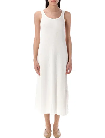 American Vintage Yruki Rib Tank Dress In White