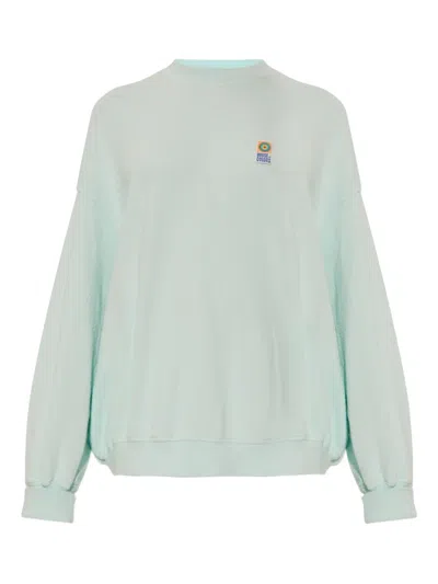 American Vintage Ytibay Patch Sweater In Green