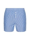 American Vintage Zatybay Boxer Shorts In Baby Blue