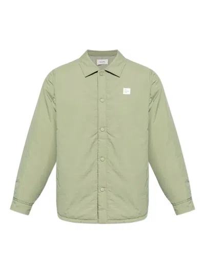 American Vintage Zotcity Button-fastening Shirt Jacket In Green