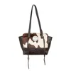 American West Women's Cow Town Zip Top Tote Bag In Multi In Multi