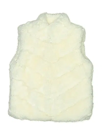 Pre-owned American Widgeon Kids' Faux Fur Vest In White