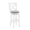 American Woodcrafters Belmont 30" Stool - White In White