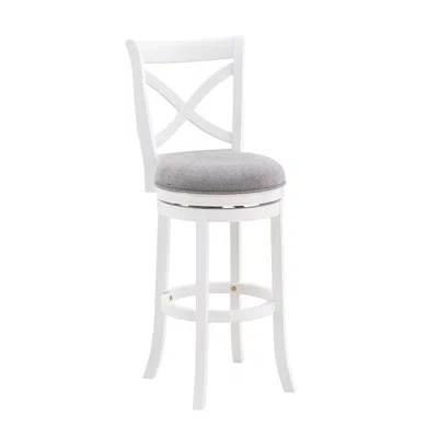 American Woodcrafters Belmont 30" Stool - White