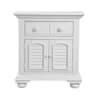 American Woodcrafters Cottage Traditions Nightstand - White Cottage