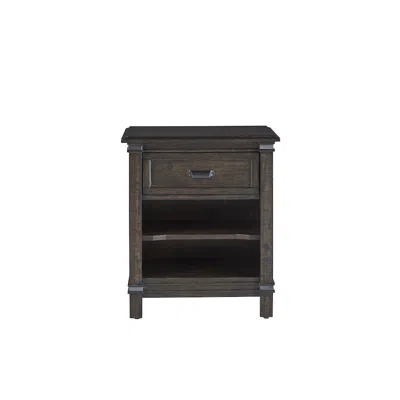 American Woodcrafters Farmwood 1-drawer Nightstand - Whiskey Barrell