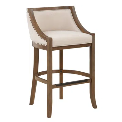 American Woodcrafters Houston 30" Stool - Warm Brown In Multi