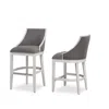 American Woodcrafters Keller 30" Stool - Off White Finish