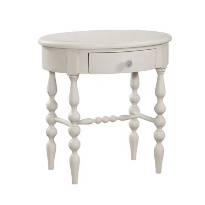 American Woodcrafters Rodanthe Accent Table - Dove White In Neutral