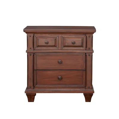 American Woodcrafters Sedona 3-drawer Nightstand - Cinnamon Cherry In Brown