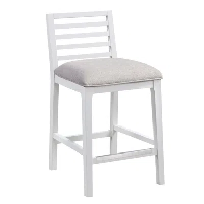 American Woodcrafters Siri 26" Stool - White