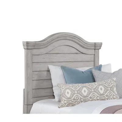 American Woodcrafters Stonebrook 3/3 Panel Headboard - Light Distressed Antique Gray