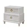 American Woodcrafters Switchgrass 2-drawer Nightstand - White In White