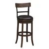 American Woodcrafters Taranto 30" Bar Swivel Stool - Washed Brown