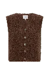 Americandreams Women's Brown Telma Vest Cocoa