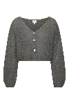 Americandreams Women's Cornelia Cropped Cardigan Antracite Grey