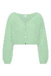 Americandreams Women's Cornelia Cropped Cardigan Mint Green
