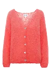 Americandreams Women's Cornelia Ls Cardigan Coral Red