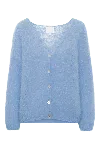 Americandreams Women's Cornelia Ls Cardigan Light Blue
